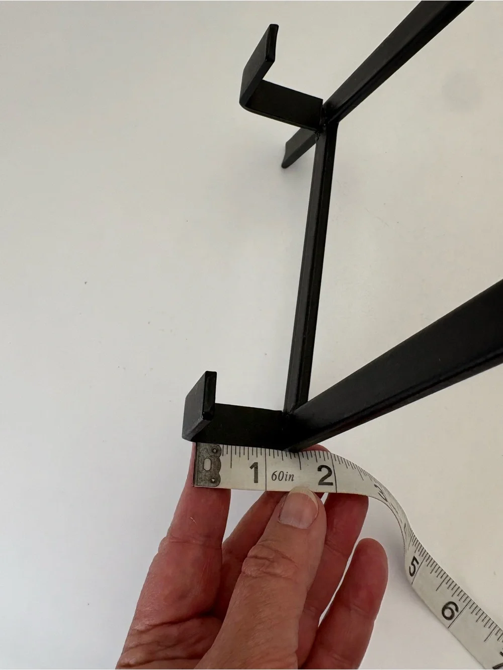 Medium Black Metal Display Easel Stand - Heavy Duty